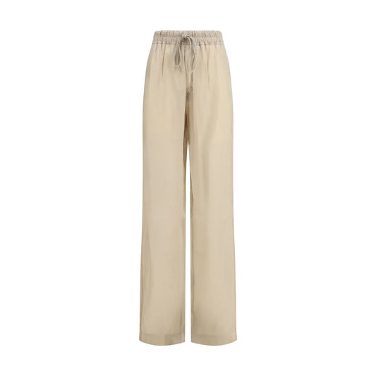 Beige Copper Casual Pants