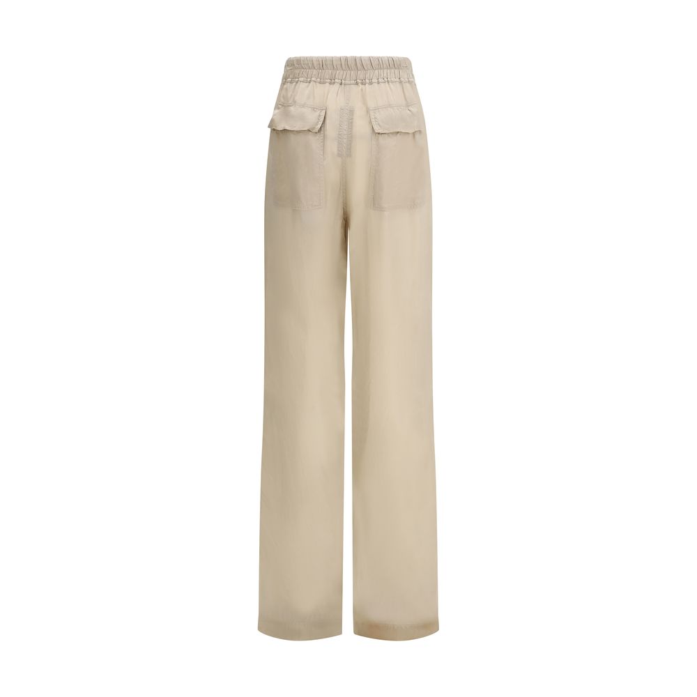Beige Copper Casual Pants
