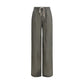 Gray Copper Casual Pants