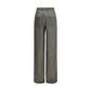 Gray Copper Casual Pants