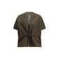 Brown Polyester Shell Jacket