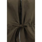 Brown Polyester Shell Jacket