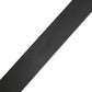 Black Calf Leather Silver Metal Buckle Belt