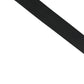 Black Calf Leather Gold Metal Buckle  Belt