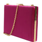 Pink Cotton Clutch Evening Crossbody Women Purse Bag