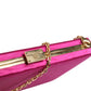 Pink Cotton Clutch Evening Crossbody Women Purse Bag