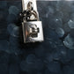 Black Acrylic Plexiglass Studded DOLCE BOX Clutch Bag