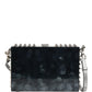 Black Acrylic Plexiglass Studded DOLCE BOX Clutch Bag
