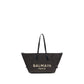 Black Raffia Shoulder Bag