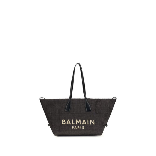 Black Raffia Shoulder Bag