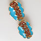 Gold Brass BOOM Cartoon Crystal Clip-On Women
