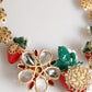Gold Brass FRUIT Pendants Flowers Crystal Logo Necklace