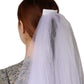 White Floral LaceNylon Floor Length 3M Long Veil