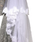 White Floral LaceNylon Floor Length 3M Long Veil