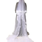 White Floral LaceNylon Floor Length 3M Long Veil