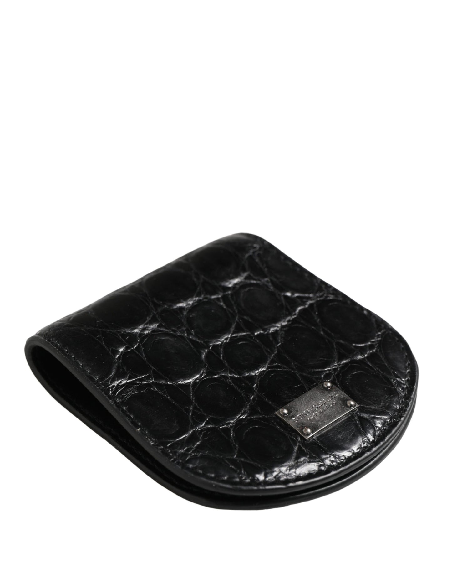 Black Exotic Skin Condom Case Holder Pocket Wallet