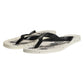 White Pineapple Print Slides Flip Flops Shoes