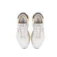 White Leather Athletic Sneakers