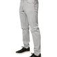 Light Gray Ripped Cotton Regular Denim Jeans