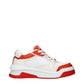 White Leather Athletic Sneakers