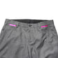 Gray Viscose Skinny Men Dress Trouser Pants