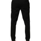 Black Wool Skinny Men Dress Trouser Pants
