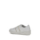 White Calf Leather Bos Taurus Low Top Sneakers
