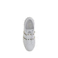 White Calf Leather Bos Taurus Low Top Sneakers