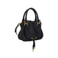 Black Calf Leather Bos Taurus Handbag