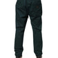Green Cotton Skinny Men Jogger Trouser Pants
