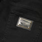 Black Tattered Skinny Cotton Denim Jeans