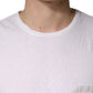 White 100% Cotton Plain Round Neck Men Shirt T-shirt