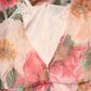 Multicolor Floral Silk Layered Maxi Dress