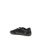 Black Polyester Athletic Sneakers