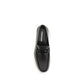 Black Calf Leather Bos Taurus Slip-On Loafers