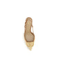 Beige Calf Leather Bos Taurus High Heel Pumps