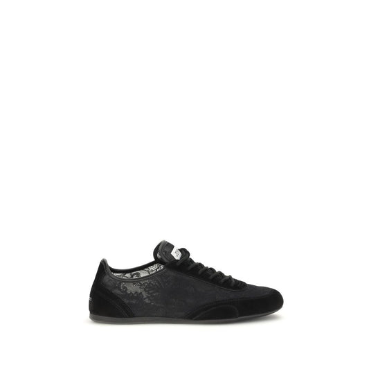 Black Calf Leather Bos Taurus Athletic Sneakers