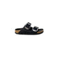 Black Synthetic Slippers