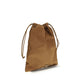 Brown Recycled Polyamide Clutch Bag