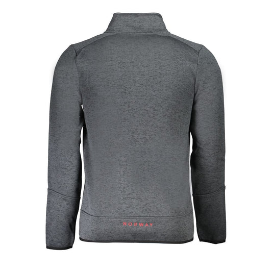 Grigio Polyester Men Sweatshirt