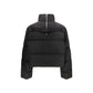 Black Polyester Full-Length Jacket
