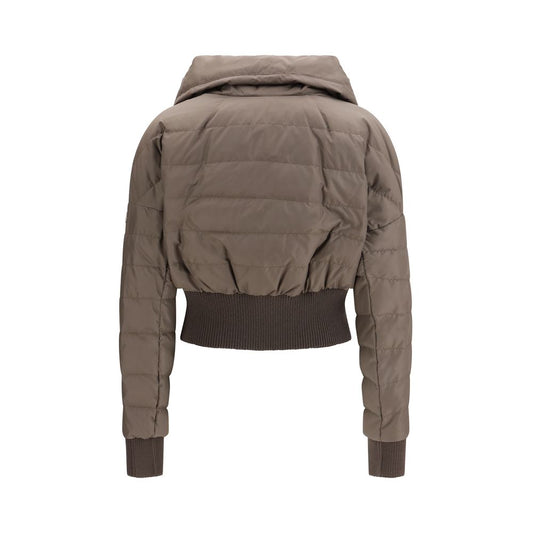 Brown Polyester Coat