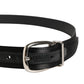 Men Black Classic Leather Metal Buckle Belt