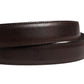 Men Brown Classic Leather Metal Buckle Belt