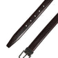 Men Brown Classic Leather Metal Buckle Belt