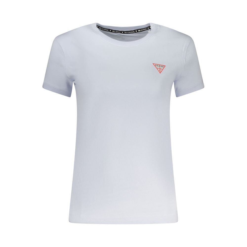 Azzurro Cotton Women T-Shirt