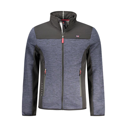 Blu Poliestere Uomo Giacca