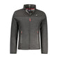 Black Polyester Men's Jacket