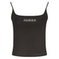 Black Cotton Women's Tank Top