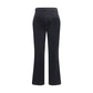 Black Cotton Casual Pants